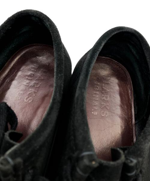 CLARKS ORIGINALS（クラークス オリジナルズ）Clarks Originals (クラークス オリジナルズ) ワラビーシューズ ブラック サイズ:26.5の古着・服飾アイテム