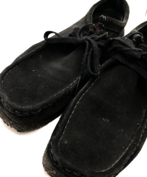 CLARKS ORIGINALS（クラークス オリジナルズ）Clarks Originals (クラークス オリジナルズ) ワラビーシューズ ブラック サイズ:26.5の古着・服飾アイテム
