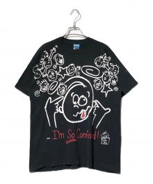 FRUIT OF THE LOOM（フルーツオブザルーム）の古着「古着プリントT」｜ブラック