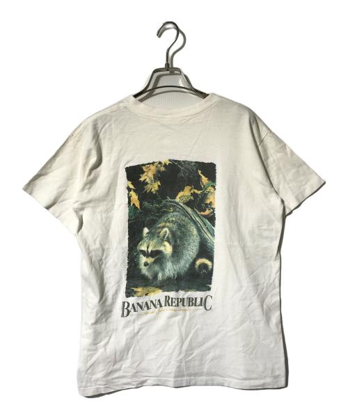 BANANA REPUBLIC（バナナリパブリック）BANANA REPUBLIC (バナナリパブリック) 古着バックプリントT ホワイト サイズ:表記なしの古着・服飾アイテム