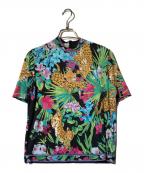 伊太利屋イタリヤ）の古着「アニマルプリントカットソー」｜ブラック