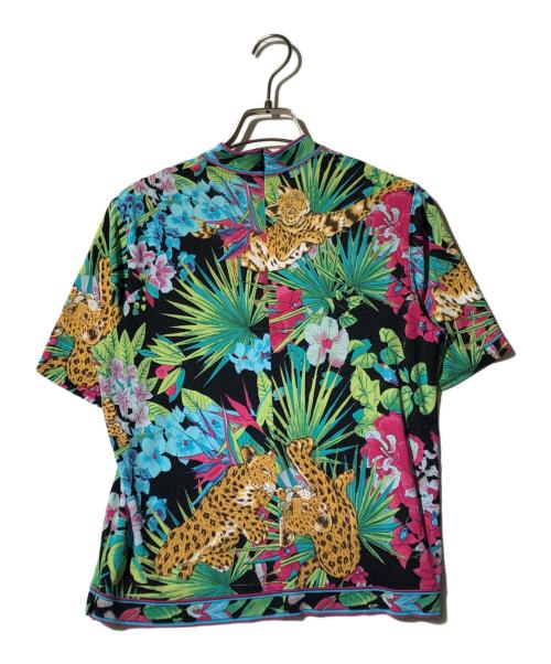 伊太利屋（イタリヤ）伊太利屋 (イタリヤ) アニマルプリントカットソー ブラック サイズ:13の古着・服飾アイテム