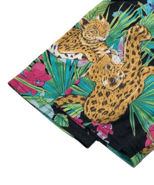 伊太利屋（イタリヤ）伊太利屋 (イタリヤ) アニマルプリントカットソー ブラック サイズ:13の古着・服飾アイテム