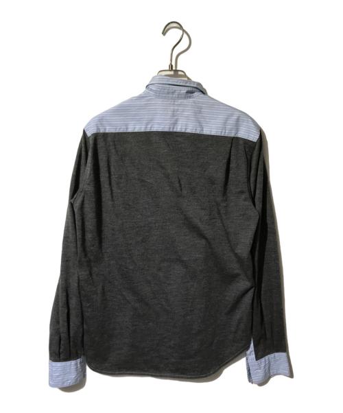 COMME des GARCONS HOMME（コムデギャルソン オム）COMME des GARCONS HOMME (コムデギャルソン オム) 切替シャツ ブルー サイズ:ＸＳの古着・服飾アイテム