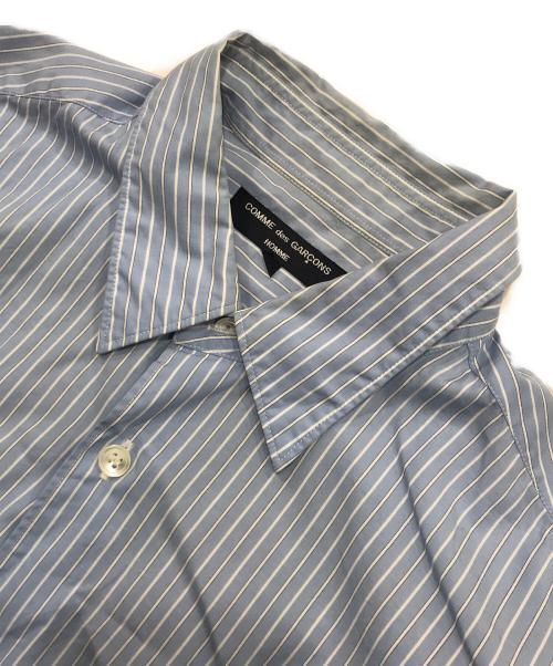 COMME des GARCONS HOMME（コムデギャルソン オム）COMME des GARCONS HOMME (コムデギャルソン オム) 切替シャツ ブルー サイズ:ＸＳの古着・服飾アイテム