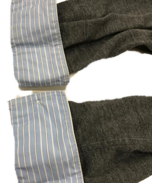 COMME des GARCONS HOMME（コムデギャルソン オム）COMME des GARCONS HOMME (コムデギャルソン オム) 切替シャツ ブルー サイズ:ＸＳの古着・服飾アイテム