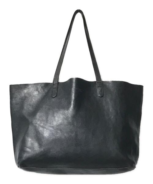 GANZO（ガンゾ）GANZO (ガンゾ) レザーバッグ ブラックの古着・服飾アイテム