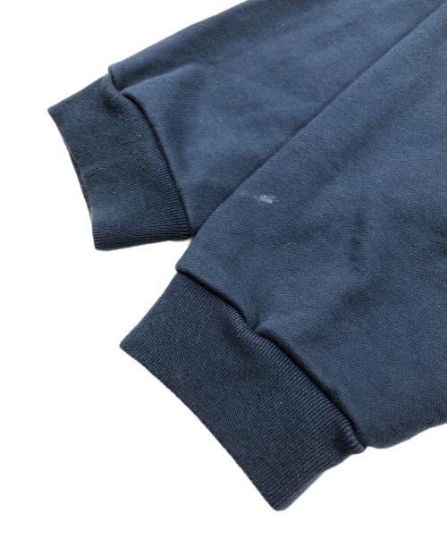 WILLY CHAVARRIA（ウィリーチャバリア）WILLY CHAVARRIA (ウィリーチャバリア) ノーカラースウェットジャケット ネイビー サイズ:XLの古着・服飾アイテム