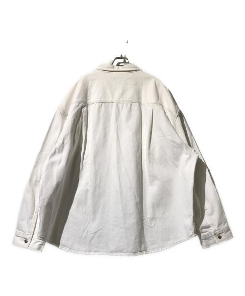 Calvin Klein（カルバンクライン）Calvin Klein (カルバンクライン) デニムジャケット ホワイト サイズ:XXLの古着・服飾アイテム
