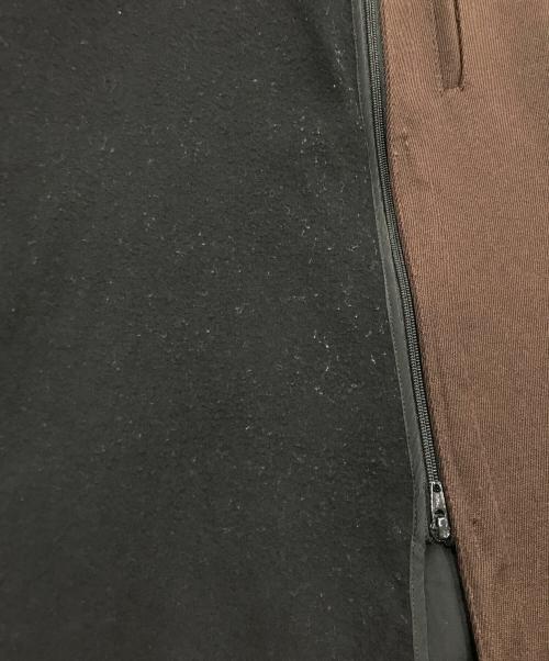 LITHIUM（リチウム）LITHIUM (リチウム) WOOL GABARDINE TIELOCKEN COAT ブラウン サイズ:42の古着・服飾アイテム