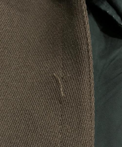 LITHIUM（リチウム）LITHIUM (リチウム) WOOL GABARDINE TIELOCKEN COAT ブラウン サイズ:42の古着・服飾アイテム