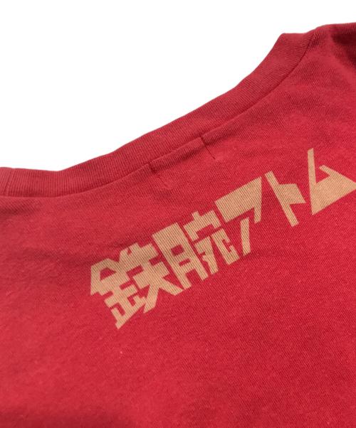 鉄腕アトム（テツワンアトム）鉄腕アトム (テツワンアトム) ヴィンテージTシャツ レッド サイズ:Ｍの古着・服飾アイテム