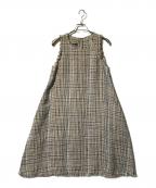 45Rフォーティファイブ・アール）の古着「コットンリネン ツイードワンピース」｜ベージュ