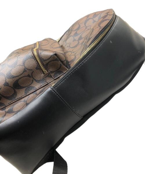 COACH（コーチ）COACH (コーチ) モノグラムコーティングリュック ブラウンの古着・服飾アイテム