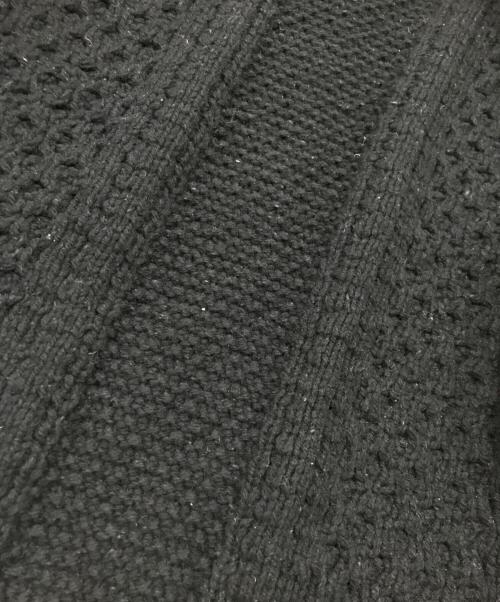 INVERALLAN（インバーアラン）INVERALLAN (インバーアラン) アランカーディガン パープル×グレー サイズ:不明の古着・服飾アイテム