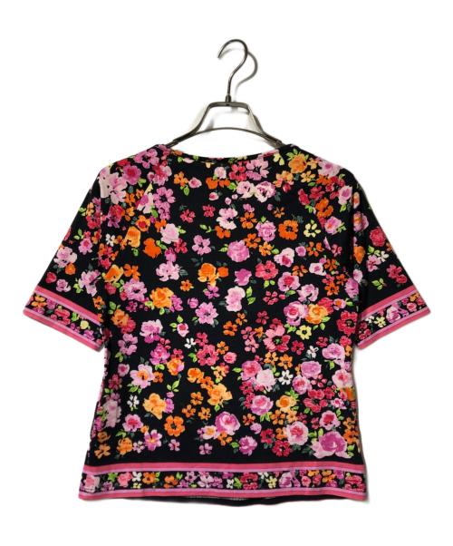 LEONARD FASHION（レオナールファッション）LEONARD FASHION (レオナールファッション) フローラルカットソー マルチカラー サイズ:Lの古着・服飾アイテム