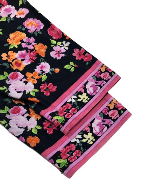 LEONARD FASHION（レオナールファッション）LEONARD FASHION (レオナールファッション) フローラルカットソー マルチカラー サイズ:Lの古着・服飾アイテム