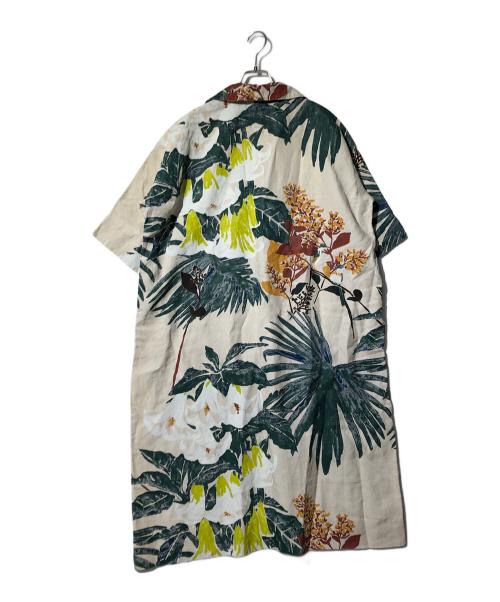 45R（フォーティファイブ・アール）45R (フォーティファイブ・アール) リネンUmiiロハ908ワンピース ベージュ サイズ:Fの古着・服飾アイテム