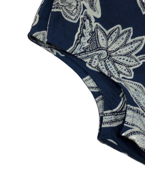 45R（フォーティファイブ・アール）45R (フォーティファイブ・アール) 更紗プリントのドレス ネイビー サイズ:00の古着・服飾アイテム