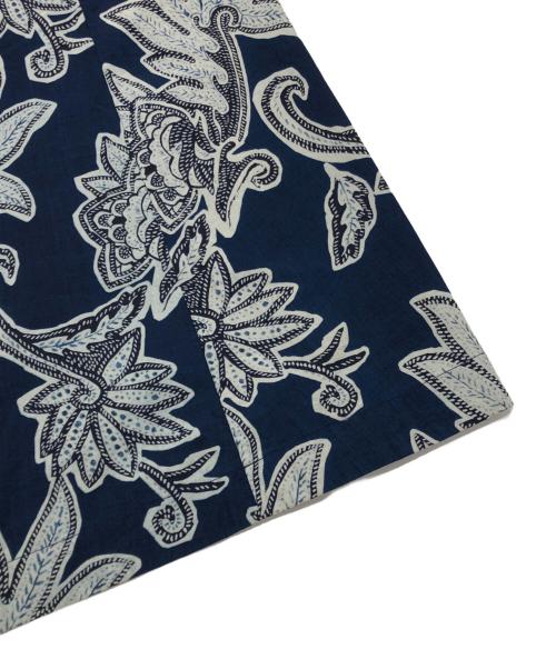 45R（フォーティファイブ・アール）45R (フォーティファイブ・アール) 更紗プリントのドレス ネイビー サイズ:00の古着・服飾アイテム