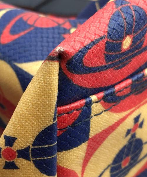 Vivienne Westwood（ヴィヴィアンウエストウッド）Vivienne Westwood (ヴィヴィアンウエストウッド) 総柄ボストンバッグ レッドの古着・服飾アイテム