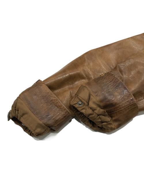 BELSTAFF（ベルスタッフ）BELSTAFF (ベルスタッフ) ダメージ加工ジップアップレザーテーラードジャケット ブラウン サイズ:Ｍの古着・服飾アイテム