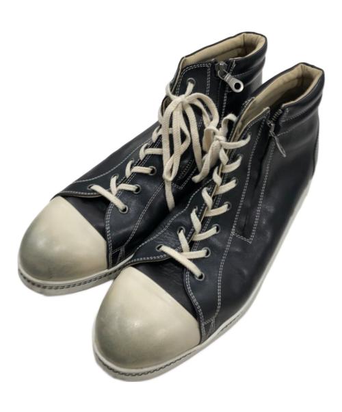 glamb（グラム）glamb (グラム) ハイカットスニーカー ブラック サイズ:4の古着・服飾アイテム