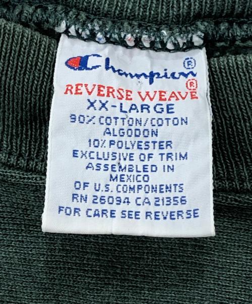Champion REVERSE WEAVE（チャンピオン リバース ウィーブ）Champion REVERSE WEAVE (チャンピオン リバース ウィーブ) BRECKENRIDGE COLORADO グリーン サイズ:XXLの古着・服飾アイテム
