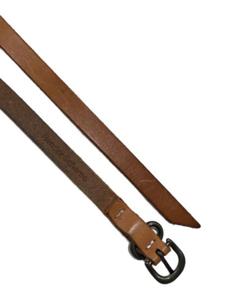HENDER SCHEME（エンダースキーマ）HENDER SCHEME (エンダースキーマ) レザーベルト ベージュの古着・服飾アイテム