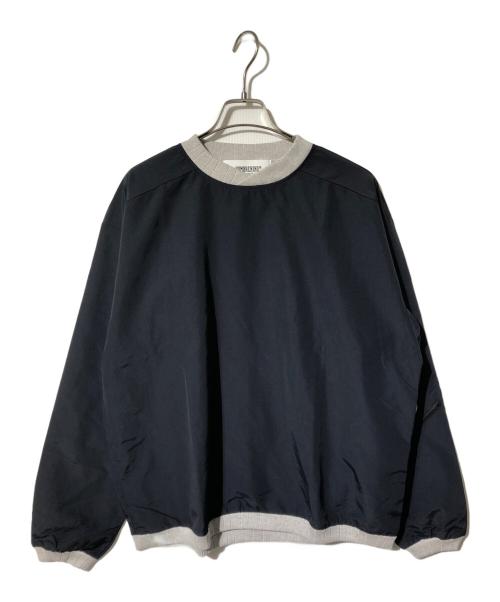 Hombre Nino（オンブレニーニョ）Hombre Nino (オンブレニーニョ) NYLON PULL OVER SHIRT ネイビー サイズ:Mの古着・服飾アイテム