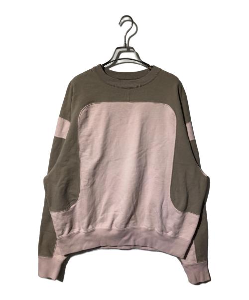 C.E（シーイー）C.E (シーイー) CURVED SWITCH CREW NECK ベージュ サイズ:Ｍの古着・服飾アイテム