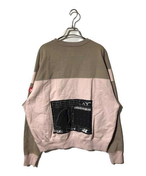 C.E（シーイー）C.E (シーイー) CURVED SWITCH CREW NECK ベージュ サイズ:Ｍの古着・服飾アイテム