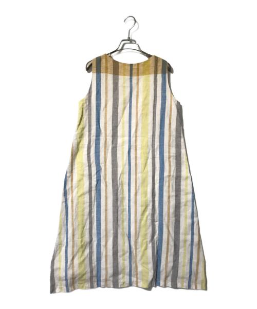 Pal'las Palace（パラスパレス）Pal'las Palace (パラスパレス) リネンコットンワンピース マルチカラー サイズ:3の古着・服飾アイテム