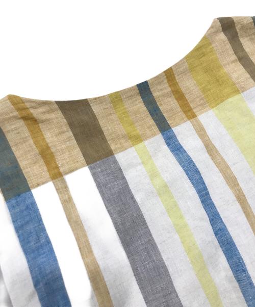 Pal'las Palace（パラスパレス）Pal'las Palace (パラスパレス) リネンコットンワンピース マルチカラー サイズ:3の古着・服飾アイテム