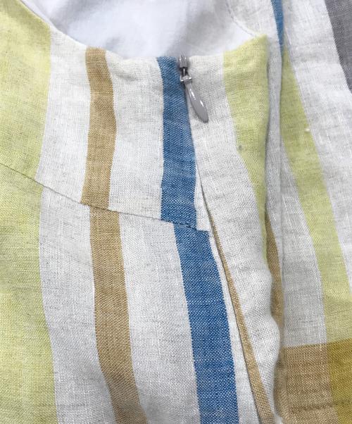 Pal'las Palace（パラスパレス）Pal'las Palace (パラスパレス) リネンコットンワンピース マルチカラー サイズ:3の古着・服飾アイテム