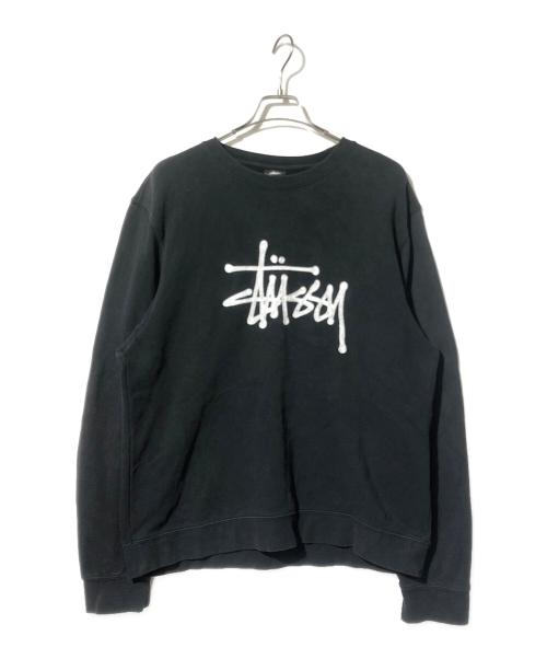 stussy（ステューシー）stussy (ステューシー) スウェット ブラック サイズ:Lの古着・服飾アイテム