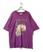 SALUTEサルーテ）の古着「WASHED FLOWER TEE」｜パープル