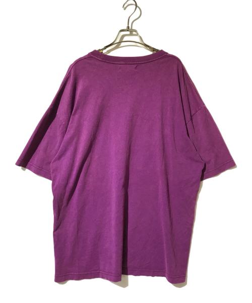 SALUTE（サルーテ）SALUTE (サルーテ) WASHED FLOWER TEE パープル サイズ:Ｌの古着・服飾アイテム