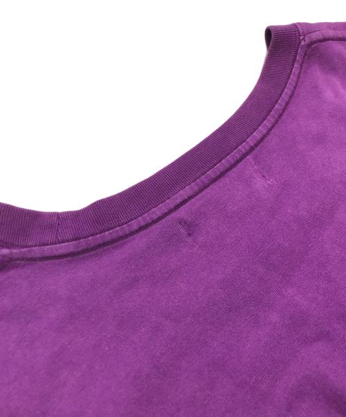 SALUTE（サルーテ）SALUTE (サルーテ) WASHED FLOWER TEE パープル サイズ:Ｌの古着・服飾アイテム
