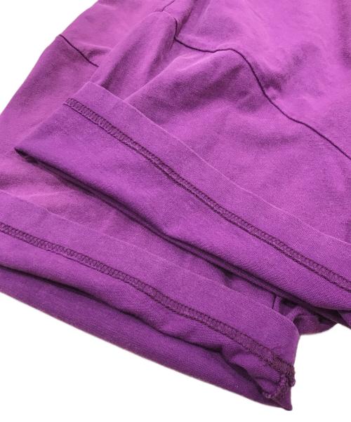 SALUTE（サルーテ）SALUTE (サルーテ) WASHED FLOWER TEE パープル サイズ:Ｌの古着・服飾アイテム