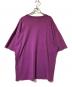 SALUTE (サルーテ) WASHED FLOWER TEE パープル サイズ:Ｌ：3500円