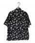 STUDIOUS (ステュディオス) 総柄半袖シャツ ブラック サイズ:2：3000円