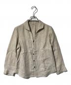 Pal'las Palaceパラスパレス）の古着「リネンジャケット」｜アイボリー