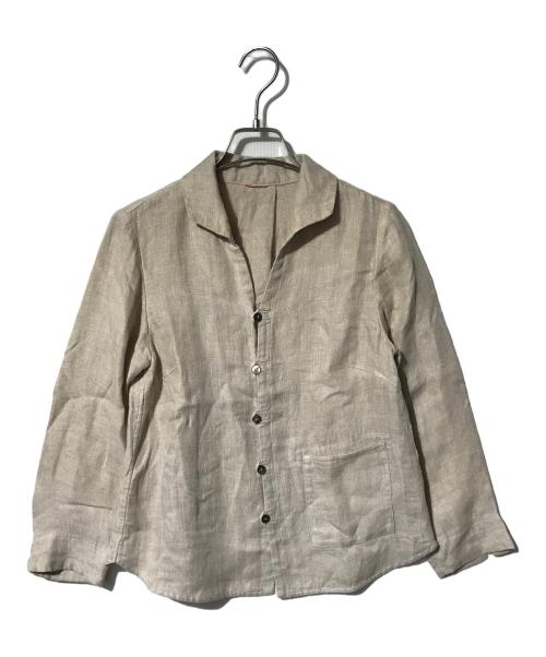 Pal'las Palace（パラスパレス）Pal'las Palace (パラスパレス) リネンジャケット アイボリー サイズ:2の古着・服飾アイテム