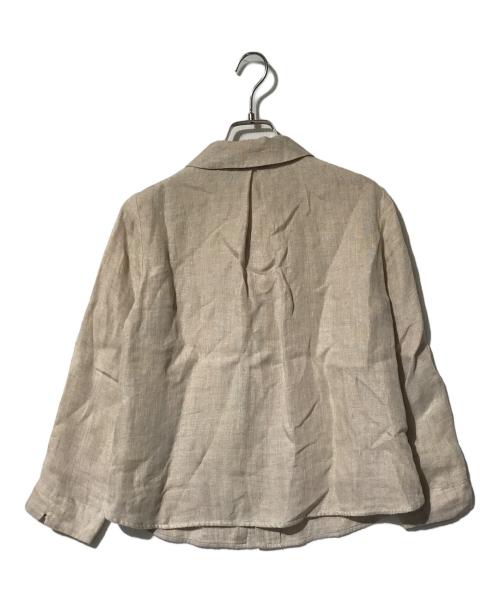 Pal'las Palace（パラスパレス）Pal'las Palace (パラスパレス) リネンジャケット アイボリー サイズ:2の古着・服飾アイテム