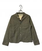 Pal'las Palaceパラスパレス）の古着「千鳥格子柄 ジャケット」｜ベージュ