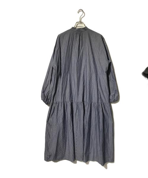 journal standard luxe（ジャーナルスタンダード ラックス）journal standard luxe (ジャーナルスタンダード リュクス) ワッシャーティアードワンピース ブルー サイズ:Ｆの古着・服飾アイテム