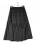 journal standard luxe（ジャーナルスタンダード ラックス）の古着「ドット キリカエギャザースカート」｜ブラック