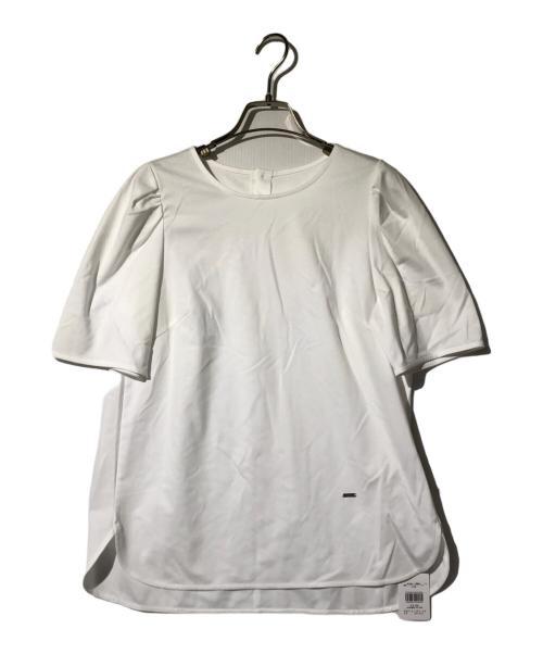 TO BE CHIC（トゥービーシック）TO BE CHIC (トゥービーシック) フリルカットソー ホワイト サイズ:40の古着・服飾アイテム