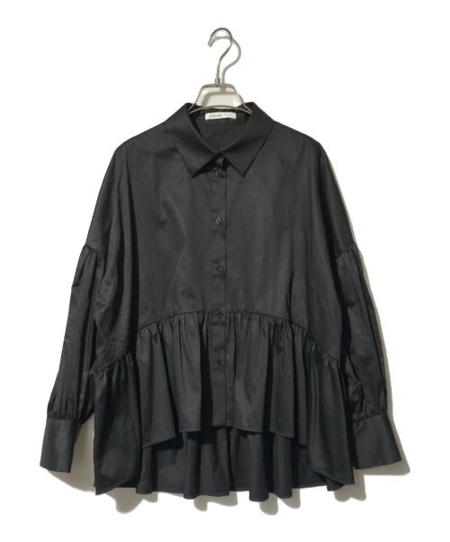 ADEAM（アディアム）ADEAM (アディアム) ウォーターリリーブラウス ブラックの古着・服飾アイテム